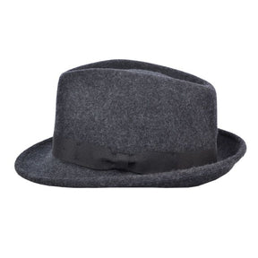 Men Wool Felt Trilby Hat