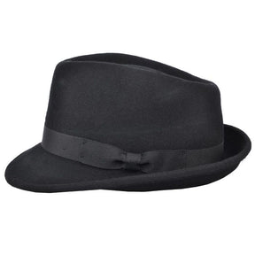 Men Wool Felt Trilby Hat