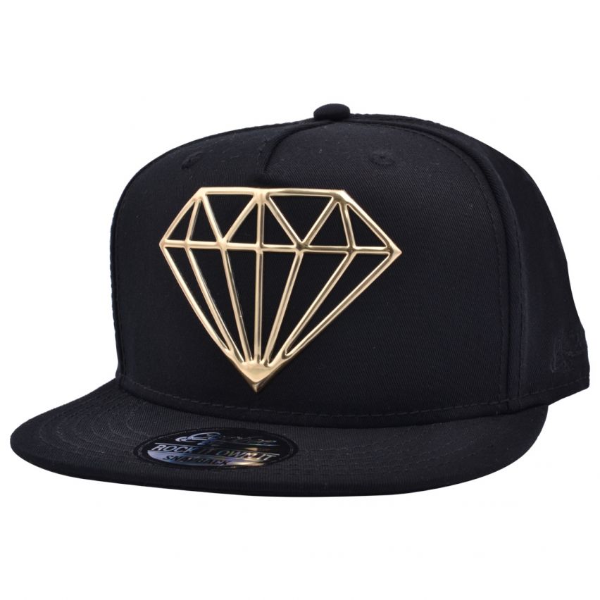 Carbon212 Diamond Logo Hotpress Snapback Cap