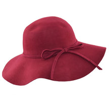 Women Floppy Hat 100% Wool Crushable Wide Brim Cloche Hat