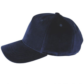 Velvet Baseball Curved Visor Baseball Cap