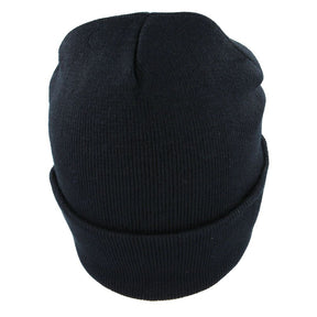 Plain Cotton Knitted Beanie Hat - Woolly Hat