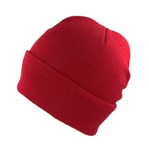 Plain Cotton Knitted Beanie Hat - Woolly Hat