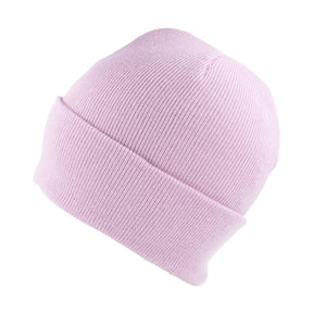 Plain Cotton Knitted Beanie Hat - Woolly Hat