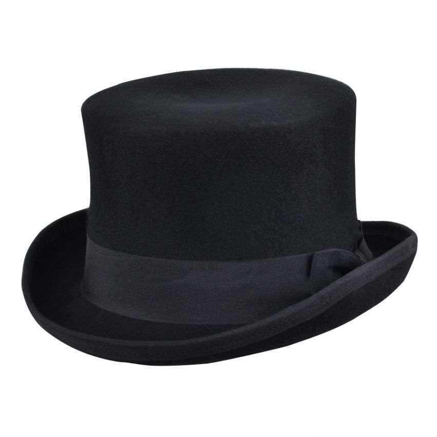 Crushable Soft Top Hat 100% Wool Felt Topper Dressage Hat