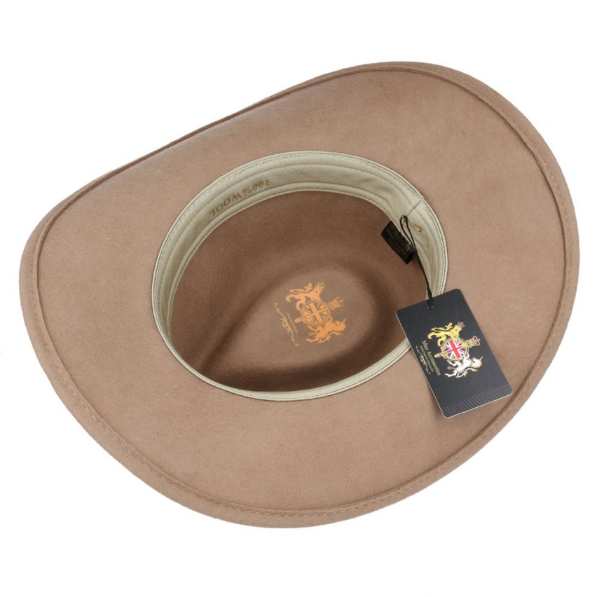 Western Cowboy Hat Crushable 100% Wool Felt