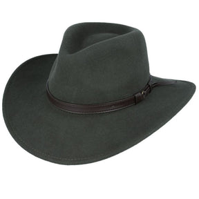 Western Cowboy Hat Crushable 100% Wool Felt Cowboy Hat