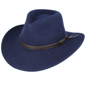 Western Cowboy Hat Crushable 100% Wool Felt