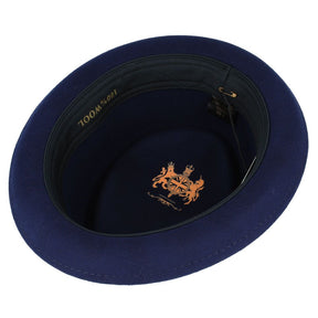 Diamond Crown Wool Pork Pie Hat