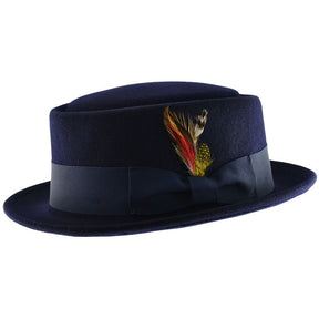 Wool Felt Pork Pie Hat Crushable