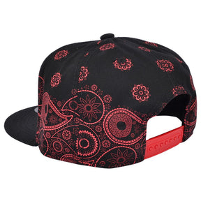 Paisley Print Snapback Cap