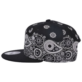 Paisley Print Snapback Cap