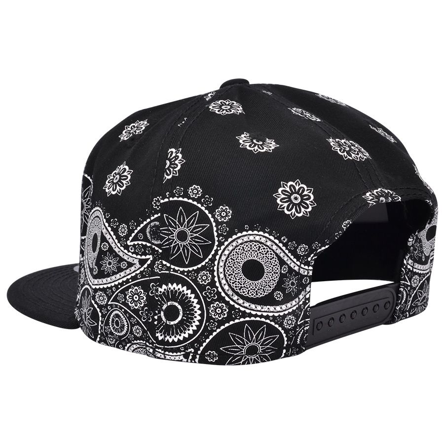 Paisley Print Snapback Cap