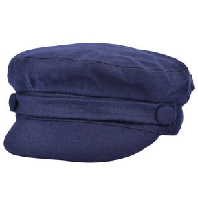 Wool Felt Breton Hat Fisherman Fiddler Captain's Cap