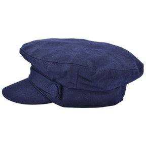 Wool Felt Breton Hat Fisherman Fiddler Captain's Cap