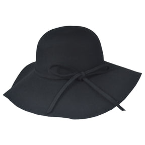 Women Floppy Hat 100% Wool Crushable Wide Brim Cloche Hat