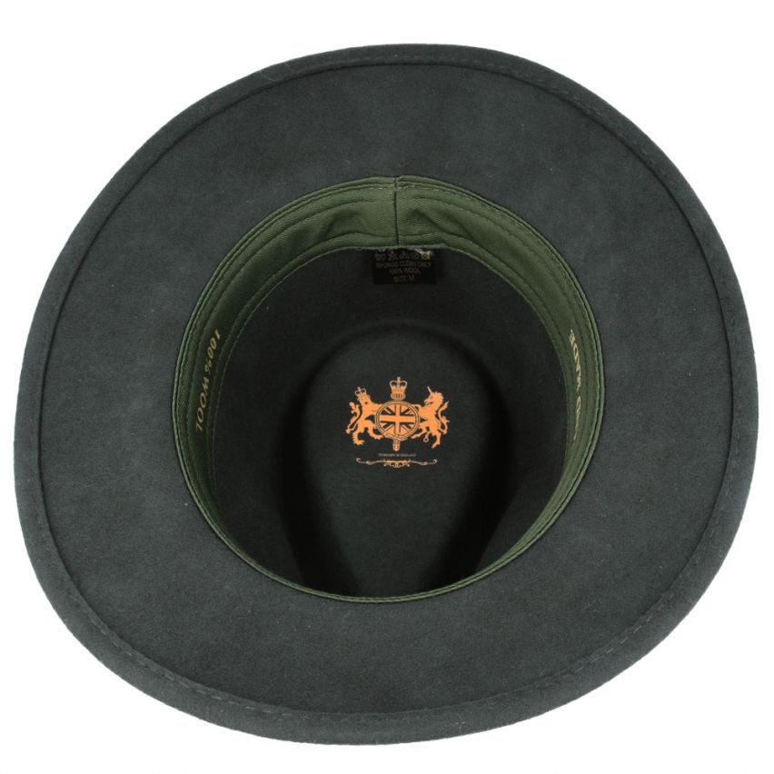 Crushable Fedora With Leather Band Single Sizes