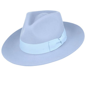 Gladwin Bond Grace Stiff Brim Wool Fedora Hat