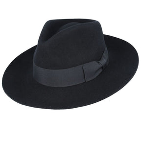 Gladwin Bond Grace Stiff Brim Wool Fedora Hat