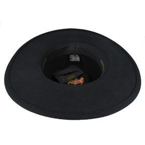 Wide Brim Fedora Hat Crushable Wool Felt