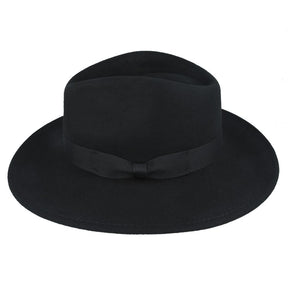 Wide Brim Fedora Hat Crushable Wool Felt