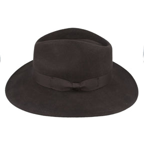 Wide Brim Fedora Hat Crushable Wool Felt