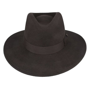 Wide Brim Fedora Hat Crushable Wool Felt