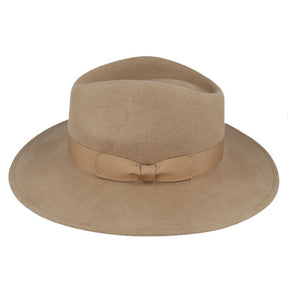 Wide Brim Fedora Hat Crushable Wool Felt