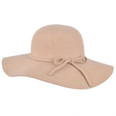 Women Floppy Hat 100% Wool Crushable Wide Brim Cloche Hat