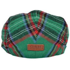 Men Scottish Tartan Wool Flat Caps