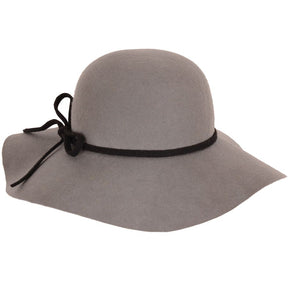 Women Floppy Hat 100% Wool Crushable Wide Brim Cloche Hat