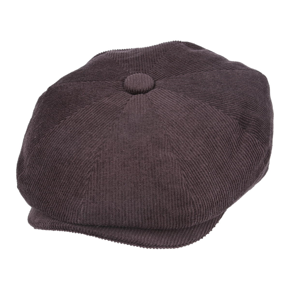 Corduroy Newsboy Cap Classic Button Top 8 Panel Baker Boy Hat