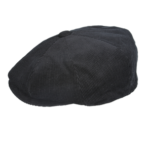 Corduroy Newsboy Cap Classic Button Top 8 Panel Baker Boy Hat