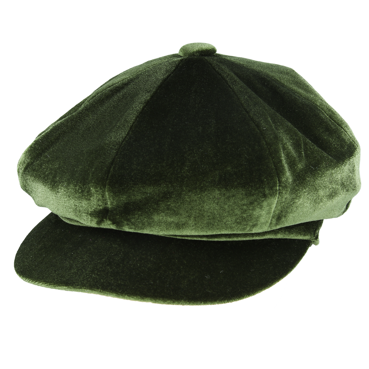 Velvet Newsboy Cap