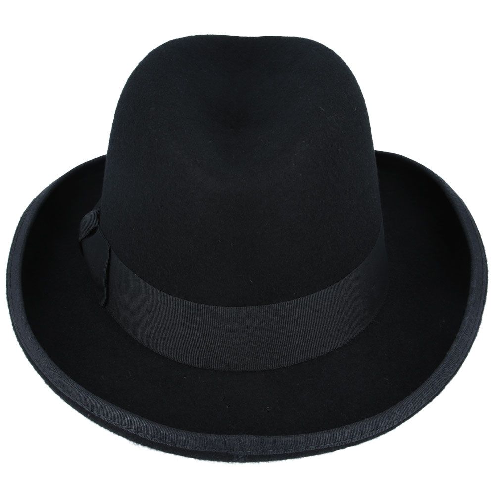 The Homburg Hat 100% Wool Winston Churchill Style