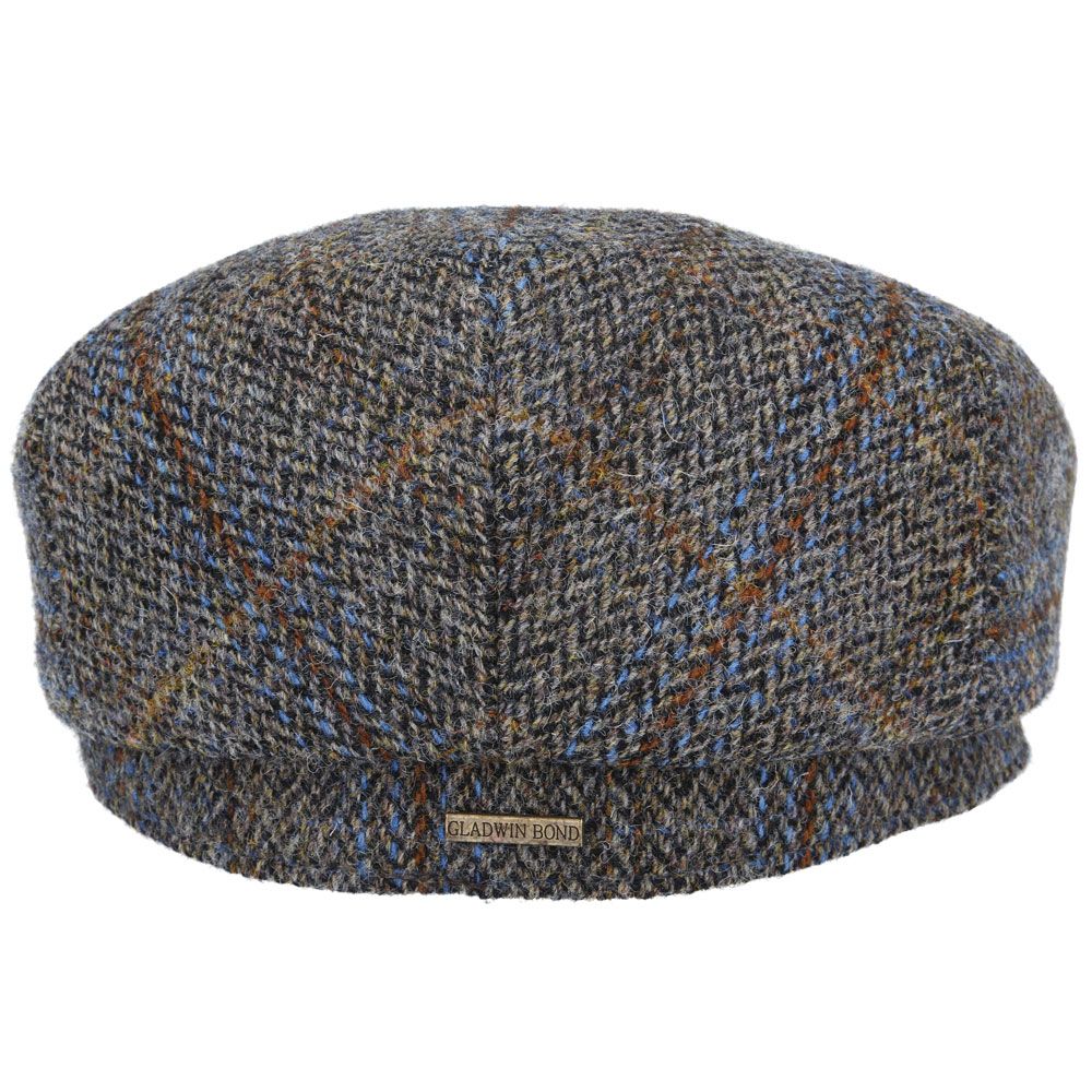 Harris Tweed Flat Cap 100% Pure Scottish Wool