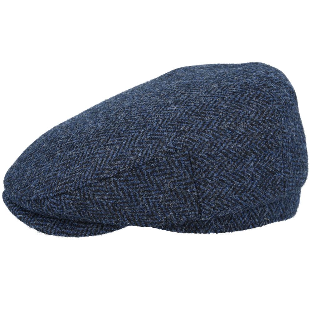 Harris Tweed Flat Cap 100% Pure Scottish Wool