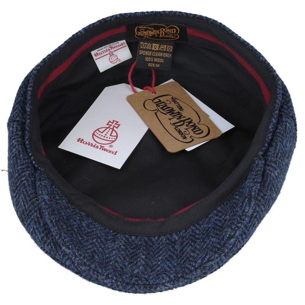 Harris Tweed Flat Cap 100% Pure Scottish Wool