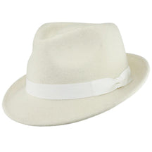 Men Wool Felt Trilby Hat