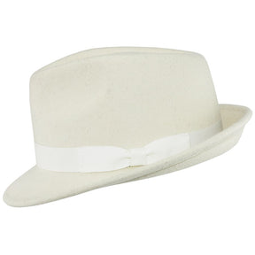 Men Wool Felt Trilby Hat