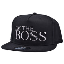 Carbon Hotpress I'm The Boss Snapback Cap