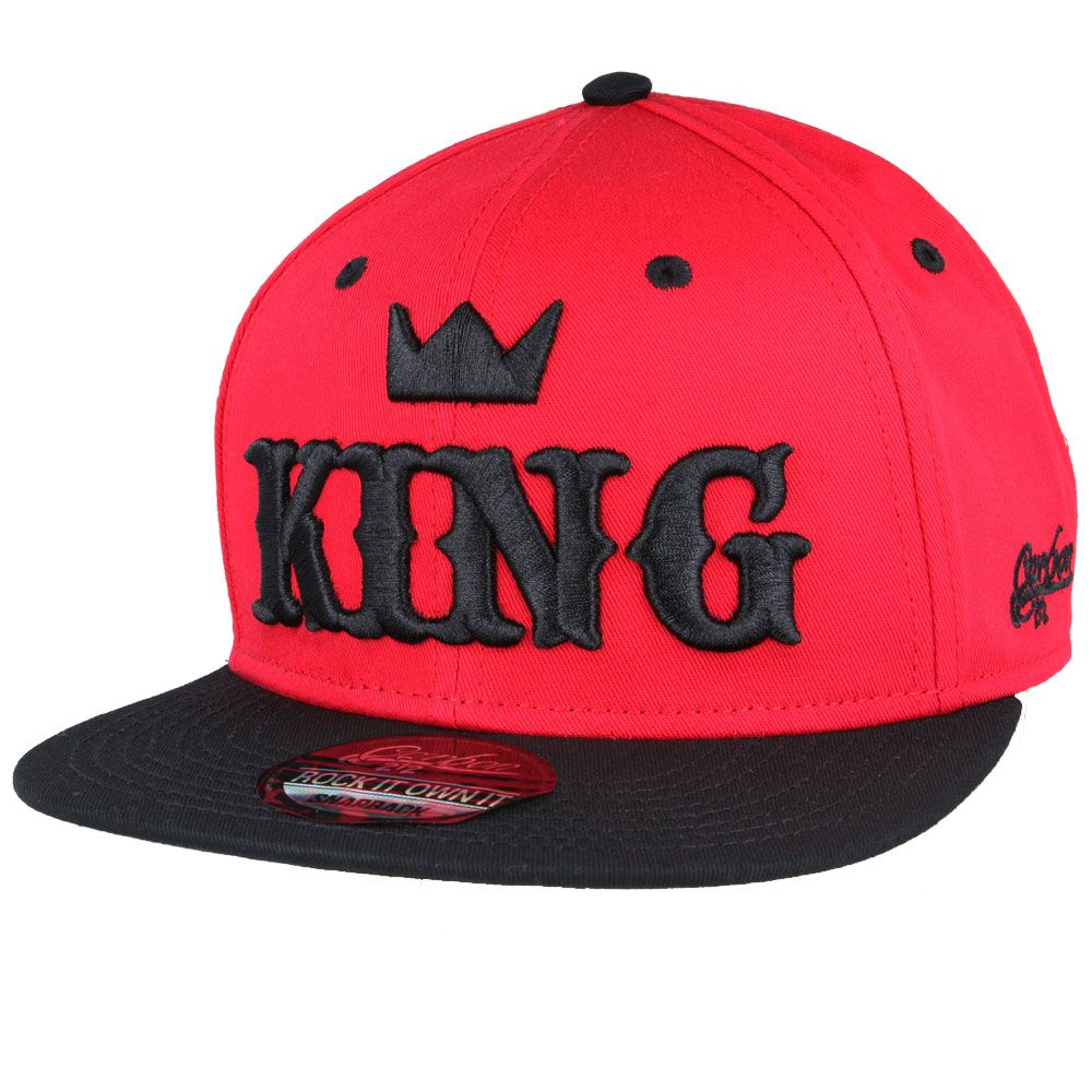 King Logo Snapback Caps