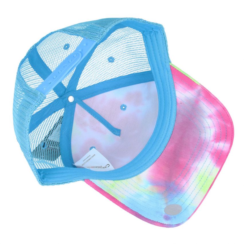 Ultra Fiber Trucker Tie Dye Cap Mesh Back Sports Cap