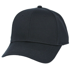 Structured Curved Visor Baseball Cap Six Panel