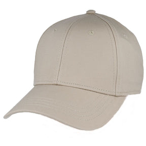 Structured Curved Visor Baseball Cap Six Panel