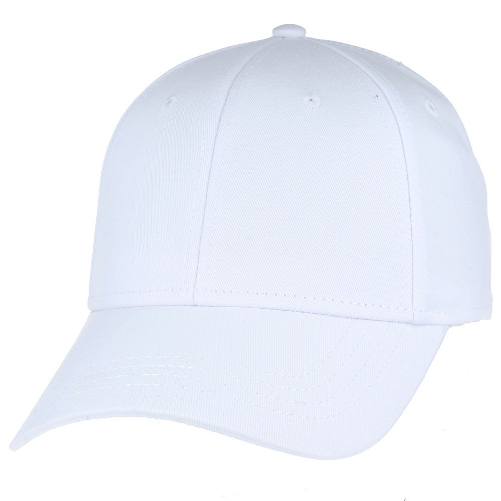 Structured Curved Visor Baseball Cap Six Panel