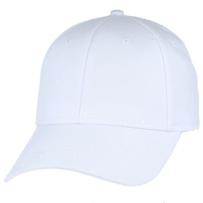 Structured Curved Visor Baseball Cap Six Panel