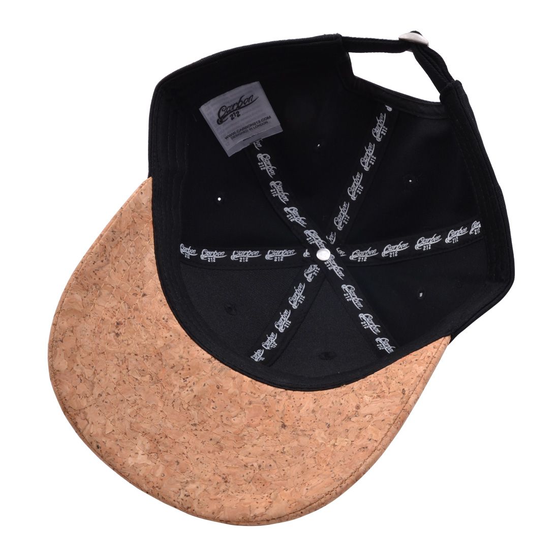 Carbon212 Cork Snapback Cap - Black