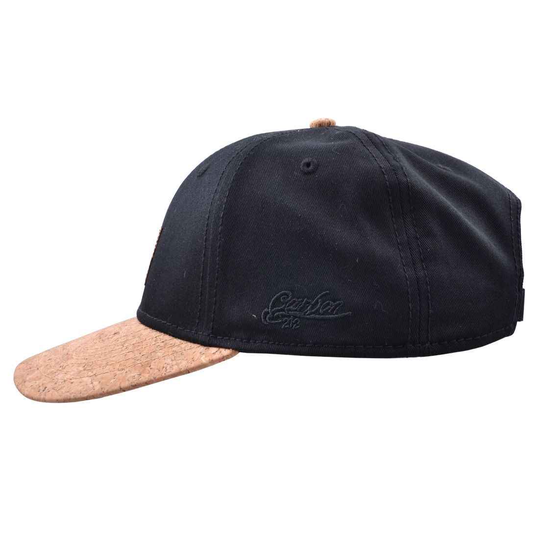 Carbon212 Cork Snapback Cap - Black