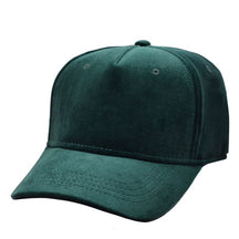 Velvet Baseball Curved Visor Baseball Cap